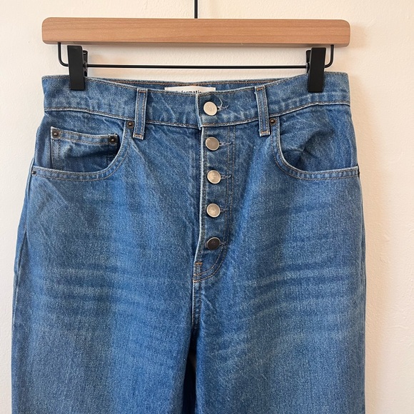 Reformation Cynthia Button Fly High-Rise Straight Jeans - Picture 3 of 8
